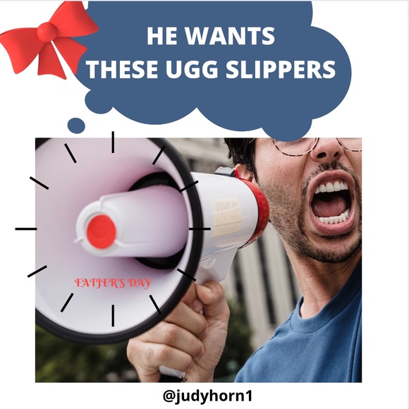 FATHER'S DAY SHOPPING " CLOSET SAMPLE"UGG Size 11 Men’s Scuff Graphic Band Grey" - Picture 11 of 11